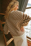 Checkered Crewneck Sweater