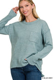 Melange Round Neck Sweater