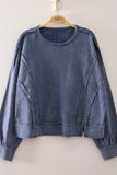 Very J Soft Cotton Lightweight Sweatshirt (blue)