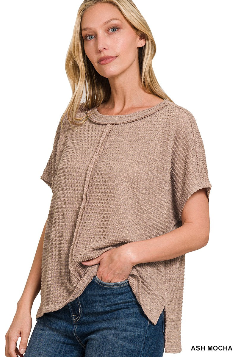 Dolman Sleeve Jacquard Sweater – Pg2 Boutique