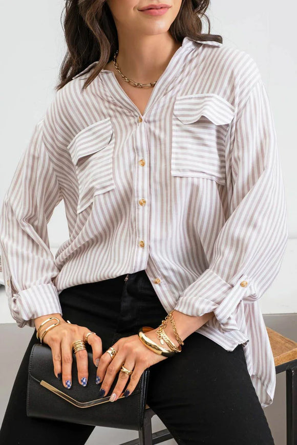 Striped Woven Top