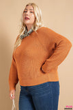 Cropped Sweater - orange