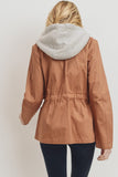 Anorak Jacket with Fleece Hoodie