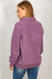 Sherpa Pullover - grape